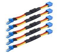 Asukohu Conector de ventilador de CPU de 3 pines para PC, cable de extensión de reducción de ruido, cable de desaceleración de 3 pines, cable reductor de velocidad del ventilador