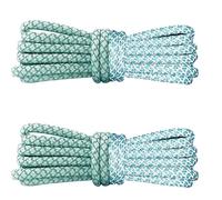 Asukohu Cordones redondos reflectantes para zapatos, 120 cm de largo, de poliéster, antideslizantes, de repuesto, para hombres y mujeres, cordones de alta visibilidad, verde claro, Talla única