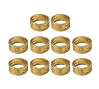 Asukohu Costura artesanal Dimble Metal Dedos Anillos Cuero Protector Anillos Para Tejer Agujas De Quiltnadelhandwerk