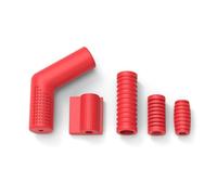 Asukohu Cubiertas de goma para palanca de cambios de motocicleta, almohadilla de pedal universal para pedal de arranque