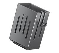 Asukohu Eficiente estante de utensilios de cocina montado en la pared organizadores de cocina con soporte de drenaje para palillos y caja de almacenamiento de cubiertos, contenedor de palillos de