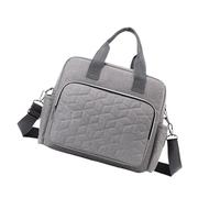Asukohu Elegante bolsa de pañales de hospital para bebé con diseños espaciosos, bolsa de hombro para pañales de bebé, fácil de transportar para madres recién nacidas y maternidades, Gray