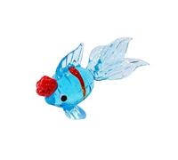 Asukohu Estatua artística de peces de cristal colorido en miniatura, adorno chino tradicional para sala de estar, oficina, decoración china