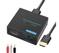 Asukohu Extractor de sonido HDTV 4K HDTV Splitter Adapter Converter 3.5mm Left Right Sound Out 5.1 HDCP 1080P Hdtv Sound Extractor