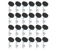 Asukohu Juego de 24 piezas para nivelar muebles, extensor de patas M6, para sillas de mesa, armarios, superficies irregulares, nivel de muebles ajustable