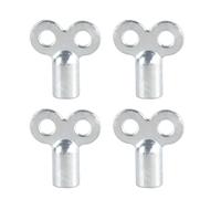 Asukohu Juego de 4 llaves de purga de radiador, herramienta de mantenimiento HVAC para solución de calefacción silenciosa y eficaz, reducción de ruido