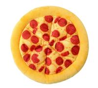 Asukohu Juguete de pizza de peluche para perros y gatos, diseños de simulación que satisface las necesidades de masticación y para la salud, higiene de dientes, juguete para mascotas