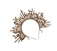 Asukohu Medusas Sombrero Oro Coronas de Serpiente Mythical Disfraz Accesorio de Moda para Mujeres de Moda Accesorios de Fiesta de Halloween