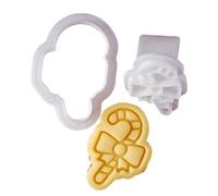 Asukohu Moldes de galletas en relieve de Navidad, herramientas para hornear, accesorios para hornear, cortador de Navidad