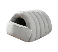 Asukohu Nido cerrado acolchado suave para gatitos y razas pequeñas que proporciona un espacio de descanso cómodo y seguro, cama cerrada para perros