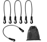 Asukohu Paquete de 4 correas elásticas ajustables para patas de caballo para un diseño seguro de doble clip, correas elásticas de repuesto resistentes a la intemperie para equipo ecuestre