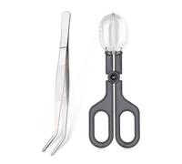 Asukohu Pinzas largas para alimentación de reptiles, longitud de la abrazadera para entusiastas de las mascotas y accesorios de alimentación de mascotas de uso profesional