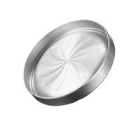 Asukohu Placa de acero inoxidable de doble capa, resistente al calor, bandeja de almacenamiento para cocina, cuenco para servir, cuenco de acero inoxidable resistente a los arañazos