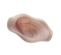 Asukohu Plato de cristal con patrón alado para servir aperitivos, bandeja de aerosol de frutas, lavavajillas, plato de aperitivo seguro, decoración del hogar, cristal