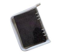 Asukohu Práctico Pin Collection Book 8 páginas Viajero Broche Organizadores Con Cubiertas Claras Broche Textura de Dios