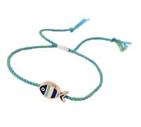 Asukohu Pulsera de calefacción de pescado trendy con joyería de aleación de cable ajustable para mujer, accesorios de muñeca de moda, pulsera de dije de pescado por goteo de aceite ligero, talla única