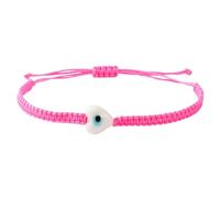 Asukohu Pulsera de hilo multicolor hecha a mano, protección de ojos malvados, unisex, portátil, regalo de joyería para festival, pulsera tejida a mano, talla única, como se describe