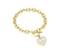 Asukohu Pulseras de patrón de corazón para mascotas, cenizas memoriales, corazón simple para mensajes de amor, pulseras de exhibición