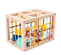 Asukohu Puzzle de múltiples formas de juguete para agarrar las habilidades motoras finas para niños pequeños colores a juego para niños pequeños forma de aprendizaje educativo juguete bebé