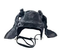 Asukohu Sombrero vintage con orejas rasgadas para adultos, subculturas de primavera, otoño, sombrero de vuelo, ropa de calle, gorras hiphop para uso diario y festival de música, sombreros de moda