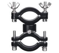 Asukohu Soporte para linterna de bicicleta, soporte de luz para bicicleta, abrazadera de clip para montar en bicicleta, adaptador de montaje para faros delanteros