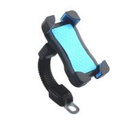 Asukohu Soporte para teléfono de motocicleta, soporte para teléfono móvil, abrazadera para manillar de teléfono celular, clip para scooter para teléfonos inteligentes de 4 a 7 pulgadas