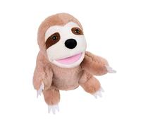 Asukohu Suave y encantador marioneta de mano de felpa con boca móvil juguete de peluche interactivo para juegos de rol, narración de historias, regalo para niños, juguete de peluche para niños
