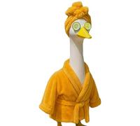 Asukohu Versátil traje de aves acuáticas para estatuas de césped poliéster impermeable 23 pulgadas ajuste estándar y temáticas festivas decoración solemne patio