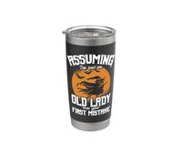 Asumiendo que solo soy una anciana fue tu primer error bruja Vaso térmico de acero inoxidable de doble pared