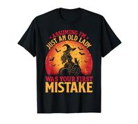 Asumiendo Que Soy una anciana fue tu Primer Error Halloween Camiseta gráfica económica