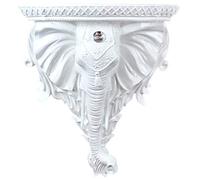 ASumPio Decoraciones De Pared De Elefante para Sala De Estar, Estatuas Y Esculturas, Decoración del Hogar, Estante Moderno Y Sólido para Colgar En La Pared, Adornos para Estantes De Pared, E (D)