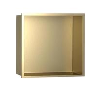 ASumPio Estante De Ducha Empotrado De Acero Inoxidable con Dos Estantes, Moderno, para Baño, Champú, Jabón, Artículos De Tocador, Dos Niveles.,One Way