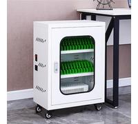 ASumPio Gabinete De Almacenamiento para Teléfono Móvil con Caja De Seguridad Y Función De Carga Portátil, Recargable Y Organizador De Teléfono Móvil con Cuatro Ruedas Unive,30slots