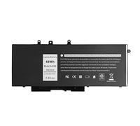 ASUNCELL 7.6V/68Wh GJKNX Batería para Ordenador portátil DELL Latitude 5480 5580 5280 5288 5488 5490 5490-TD70X5491 5495 5580 5590 E5280 E5288 E5480 E5580 Series, DELL Precision 3520 3530 Series