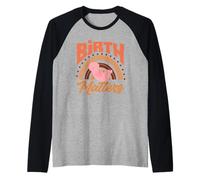 Asuntos de nacimiento de parteras Empoderamiento de la atención Camiseta Manga Raglan
