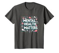 Asuntos de Salud Mental: Conciencia y Apoyo Camiseta, Niños, Asfalto, 4 años