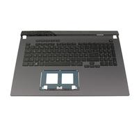 ASUS 13NR08J4P01011-3 Teclado Incl. topcase Original (alemán) Negro/canaso con retroiluminacion para G713PV, ROG Strix G17 G713PI