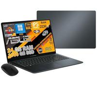 ASUS 15.6" FHD IPS - Ryzen 7735HS 24GB DDR5, 1TB NVMe SSD, WiFi 6E, RJ45, teclado IT QWERTY, retroiluminado, huella digital, Windows 11 Pro, listo para usar, cámara web FHD