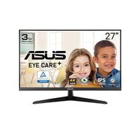 ASUS 27" 4K Eye Care Monitor (VY27UQ) - UHD (3840 x 2160), IPS, HDR10, Adaptive Sync, Cuidado de los Ojos Plus, Display Port, HDMI, Altavoz, DisplayWidget, Filtro de luz Azul, sin Parpadeo, garantía