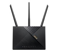 ASUS 4G-AX56 Módem Router WiFi 6 4G LTE AX1800 de doble banda, LTE Cat6 hasta 300 Mbit/s, 5x GbE LAN