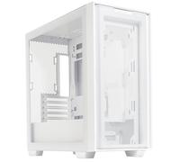 ASUS A21 Torre MATX Cristal Templado USB 3.2 Blanca