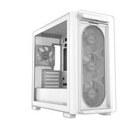 ASUS A23 Plus - Chasis PC Micro-ATX (4 Ventiladores ARGB preinstalados, Compatible con disipador CPU de 165 mm, radiadores de 360 mm, gráfica de 380 mm, PSU ATX, gestión de Cables de 33 mm), Blanco