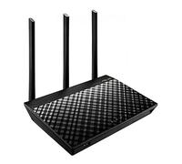 ASUS AC1750 Router inalámbrico Doble Banda (2,4 GHz / 5 GHz) Gigabit Ethernet Negro