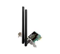 ASUS Adaptador WiFi PCIe de doble banda AC750 (PCE-AC51) - Compatible con ranura PCIe x1/x16, antenas desmontables para colocación flexible, fácil instalación, soporta ventanas 10/8.1/7, Linux
