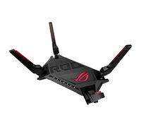 ASUS ROG Rapture GT-AX6000 - Router Gaming WiFi 6 extensible de doble banda, dos puertos 2.5G, triple nivel de aceleración de juegos, modo Mobile Game, Aura RGB, seguridad de red, AiMesh