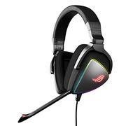 ASUS Auriculares para Juegos ROG Delta | Auriculares con micrófono y Alta resolución ESS Quad-DAC | Auriculares de Juego compatibles para PC, Mac, PS4, Xbox One | Iluminación RGB Aura Sync, Color