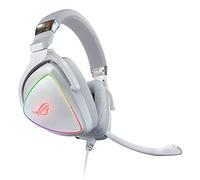 ASUS Auriculares RGB ROG Delta | Hi-Res ESS Quad-DAC, Efecto de iluminación Circular RBG | Conector USB-C para PC, Consolas y Juegos móviles | Auriculares para Juegos con micrófono Desmontable