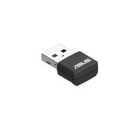 ASUS AX1800 AX1800 WiFi 6 Nano Adaptador USB de Doble Banda, Plug and Play, Seguridad WPA3, Banda de frecuencia de 5 GHz, Compatible con Windows® 10 y 11, Compatible con TAA (USB-AX57 Nano)