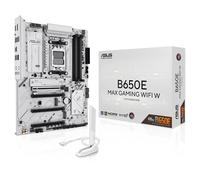 ASUS B650E MAX Gaming WiFi W - Placa Base AMD B650 ATX, Blanco, DDR5, PCIe 5.0, Ranuras M.2, Wi-Fi 6E, 2.5Gb Ethernet, DisplayPort, HDMI, USB Tipo-A y Tipo-C, BIOS Flashback, Aura Sync
