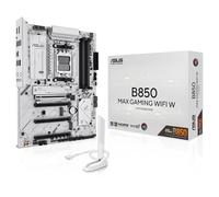 ASUS B850 MAX Gaming WiFi W - Placa Base AMD B850 ATX, Blanco, DDR5, PCIe 5.0, Ranuras M.2, Wi-Fi 6E, 2.5Gb Ethernet, DisplayPort, HDMI, USB Tipo-A y Tipo-C, BIOS Flashback, Aura Sync
